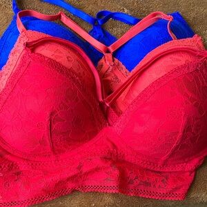 Victoria’s Secret wireless bralettes (set of 3)